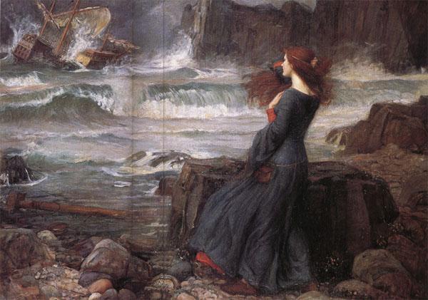 John William Waterhouse Miranda-The Tempest oil painting image